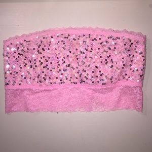 Pink bandeau from Victoria's Secret