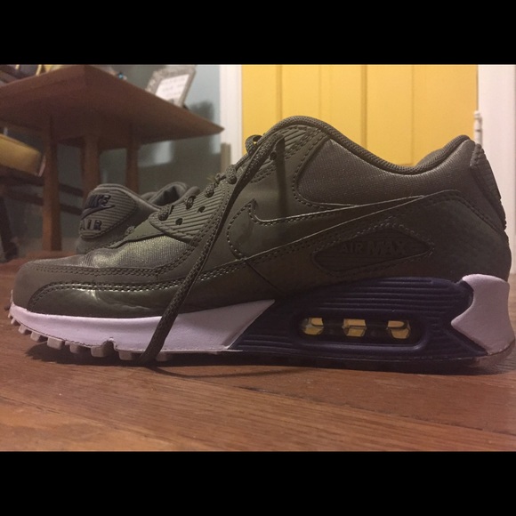 Green and Purple Nike Air Max