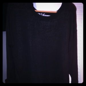 Black tunic sweater