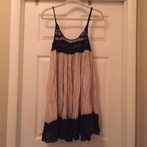 Viviana Uchitel Crochet Detail Dress