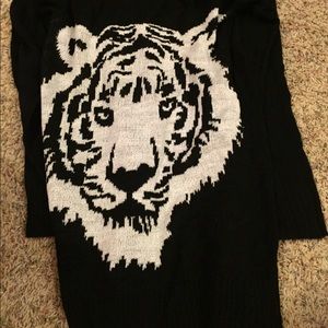 Black and white Tiger cardigan