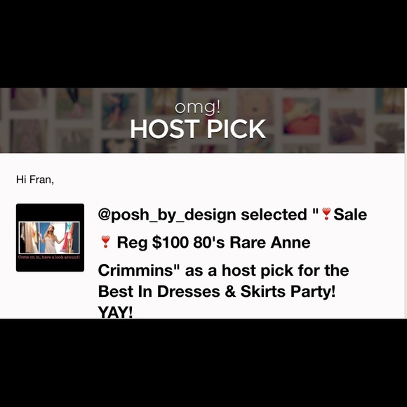 SOLD 🎉HP🎉 80's Rare Anne Crimmins🚨 - Picture 4 of 4