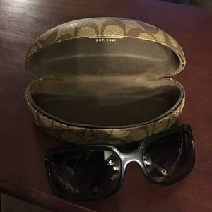Coach sunglasses and case