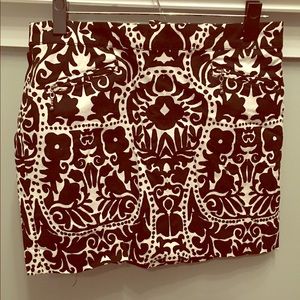 Black and White print H&M mini skirt