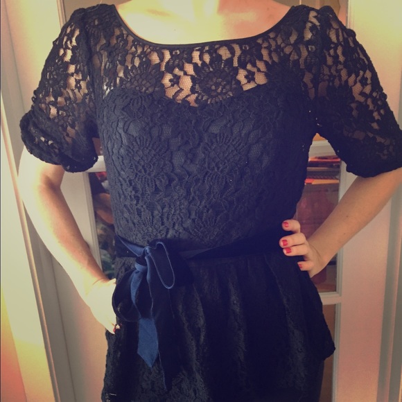 Juicy Couture lace black top