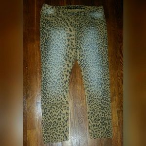 Cheetah Print Denim