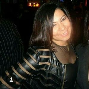 Black faux leather jacket