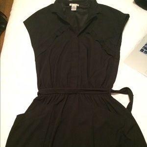 Black tie waist dress Hot & Delicious brand
