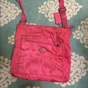 Authentic Pink Coach cross body