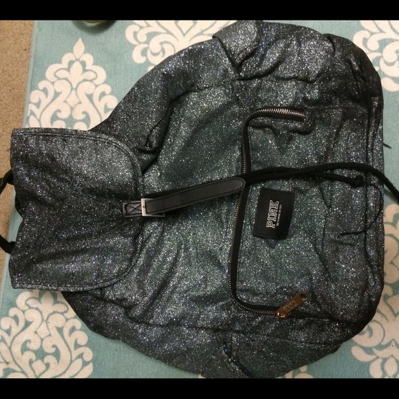 VS PINK Blue Glitter bookbag