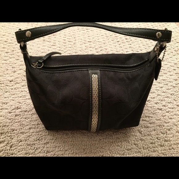 Black coach handbag, great quality