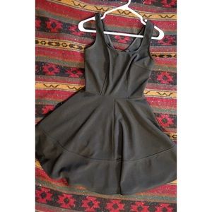 Black skater dress