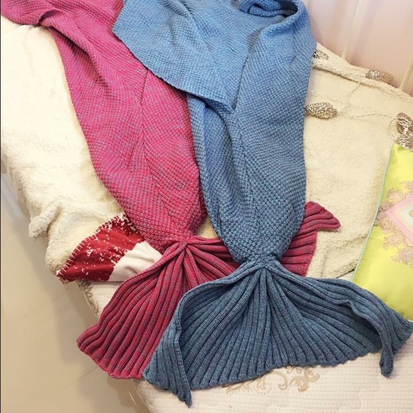 Sold out!! Mermaid tail blanket leg warmer 🐚🐠 - Picture 2 of 3