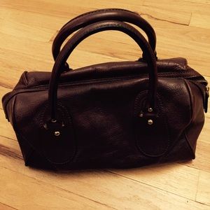 Vintage genuine leather hand bag