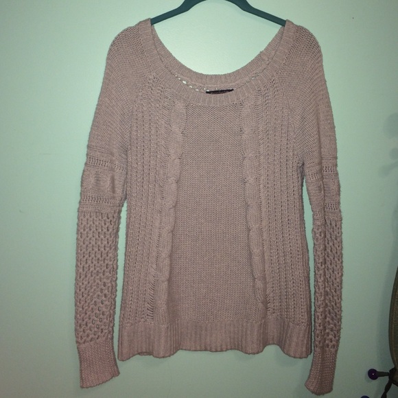 Patterned baby blue sweater - Picture 1 of 2