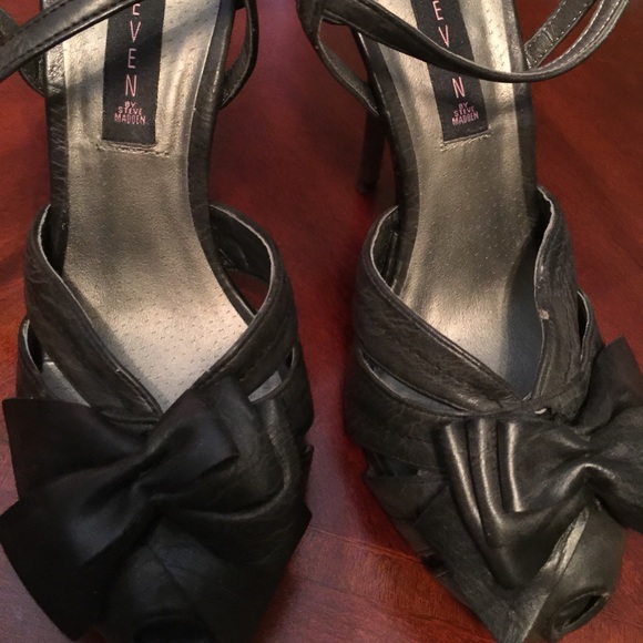 Steven by Steve Madden. Charcoal Gray leather 8.0 - Picture 1 of 4