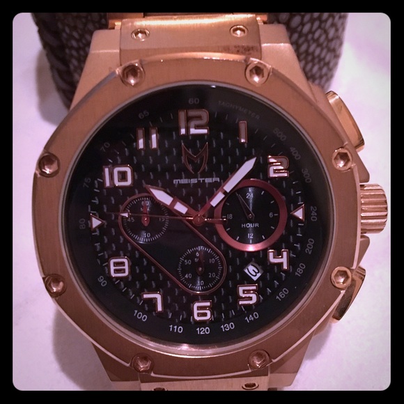 MEISTER Unisex Gold Tone Watch in ✨EUC✨