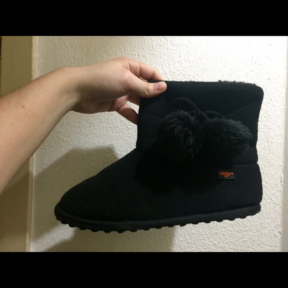Black rocket dog booties