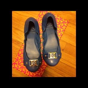 Blue Tory Burch Flat shoes