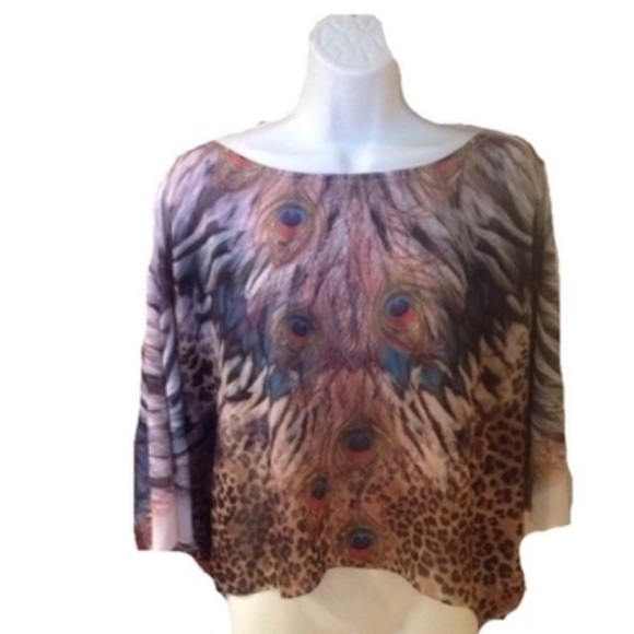 Gorgeous Animal Print Batwing