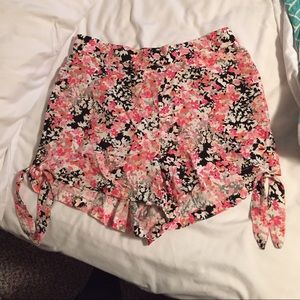 Flower printed shorts