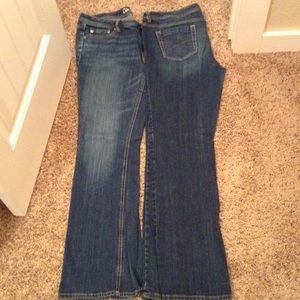 2 Pairs of Aeropostale Chelsea Bootcut Jeans
