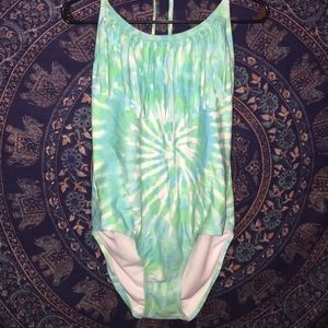 Fringed Tie-Dye Bathing Suit👙