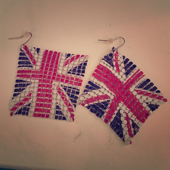 British Flag Earrings