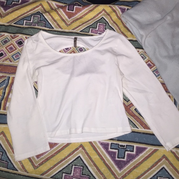 White crop top