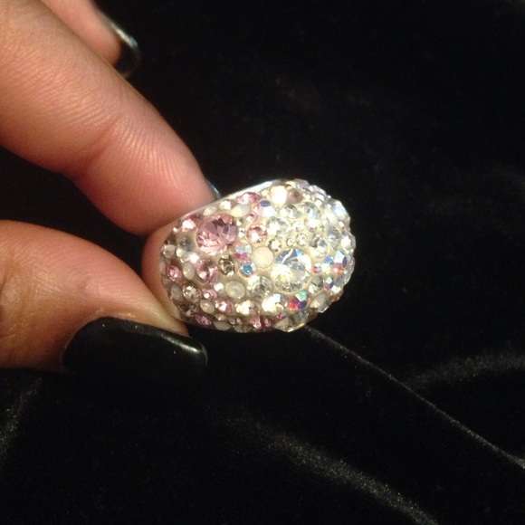 Swarovski Pink Ombré Ring