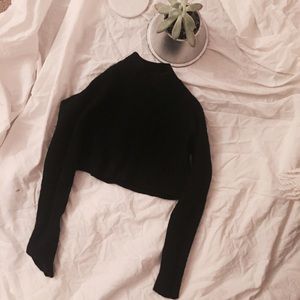 Wool Crop Top Sweater