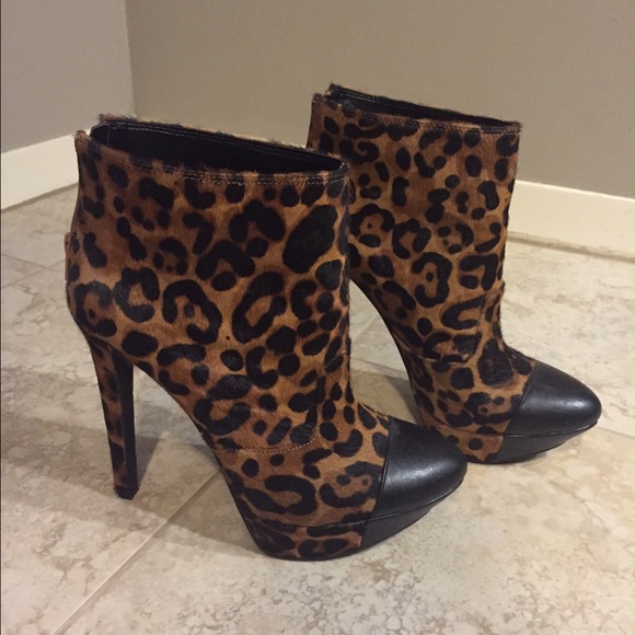 Jessica Simpson Shoes - Leopard booties