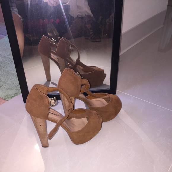 Suede Ankle Strap High Heel Sandal Steve Madden