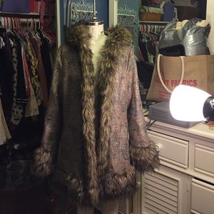 Minkpink brocade coat