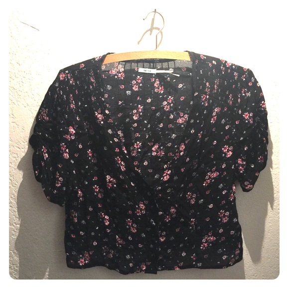 Floral crop top