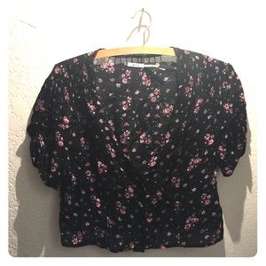 Floral crop top
