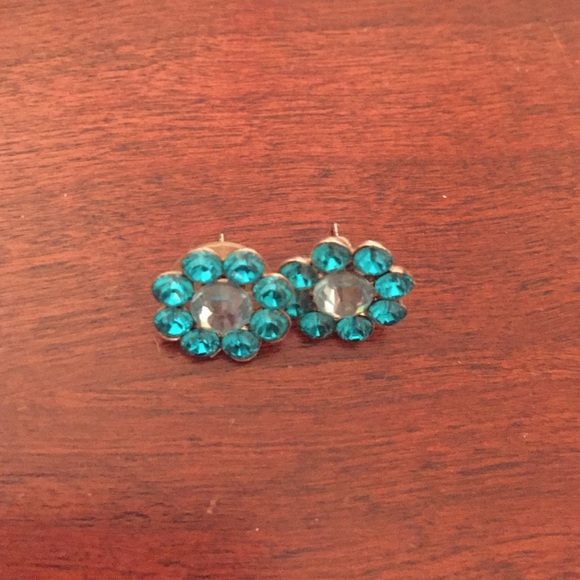 Tarina Tarantino crystal flower earrings