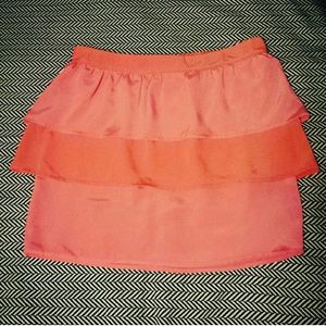 Bright Layered Mini Skirt