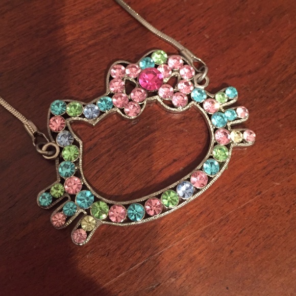 Tarina Tarantino multi color crystal hello kitty