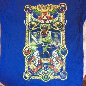 NWOT Zelda Wind Waker Screen Printed Tee