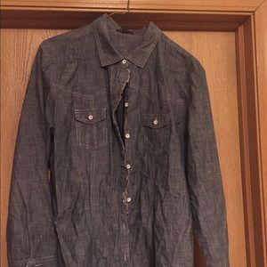 GAP Blue Jean Shirt, Size XL
