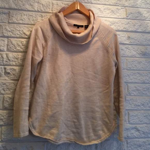 Beige Turtleneck