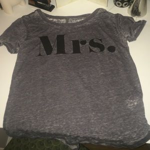 Grey Mrs. T-Shirt