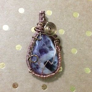 Amethyst wire wrap