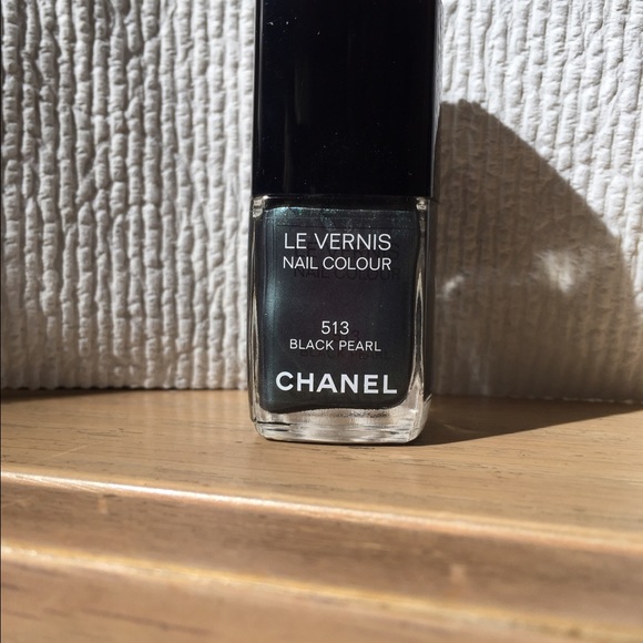 Chanel Nail Polish Black Pearl #513