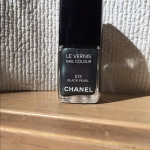 Chanel Nail Polish Black Pearl #513