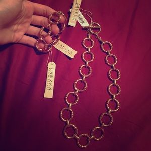 Ralph Lauren necklace bracelet set