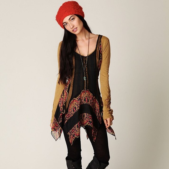 ISO!!!!! Free People Border Print Tunic