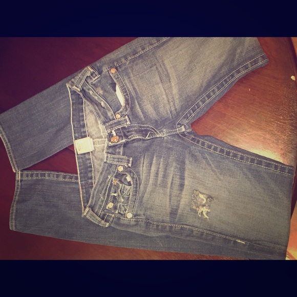 True Religion Julie Jeans, Skinny Fit, Sz 25