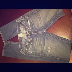 True Religion Julie Jeans, Skinny Fit, Sz 25